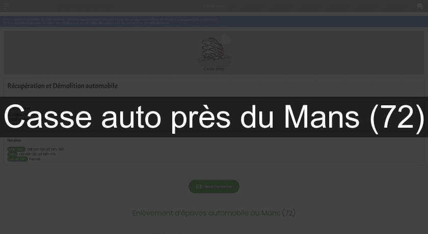 Casse auto près du Mans (72)