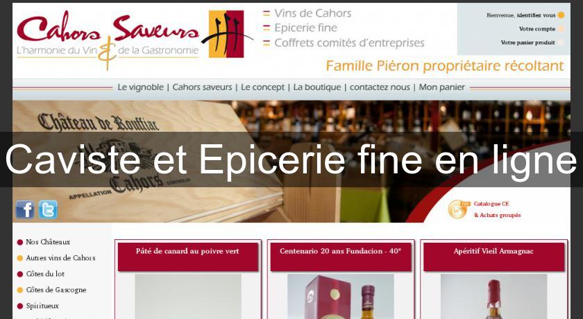 Caviste et Epicerie fine en ligne