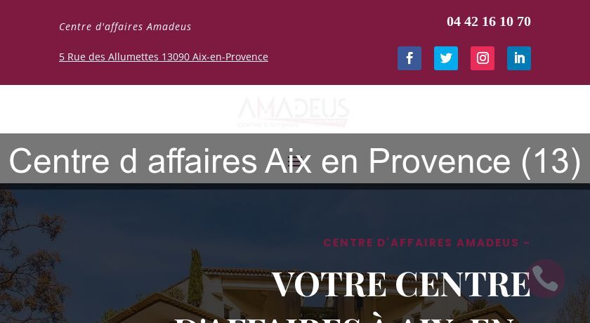 Centre d'affaires Aix en Provence (13)