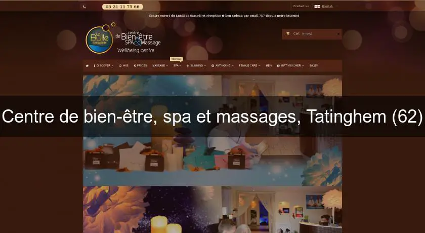 Centre de bien-être, spa et massages, Tatinghem (62)