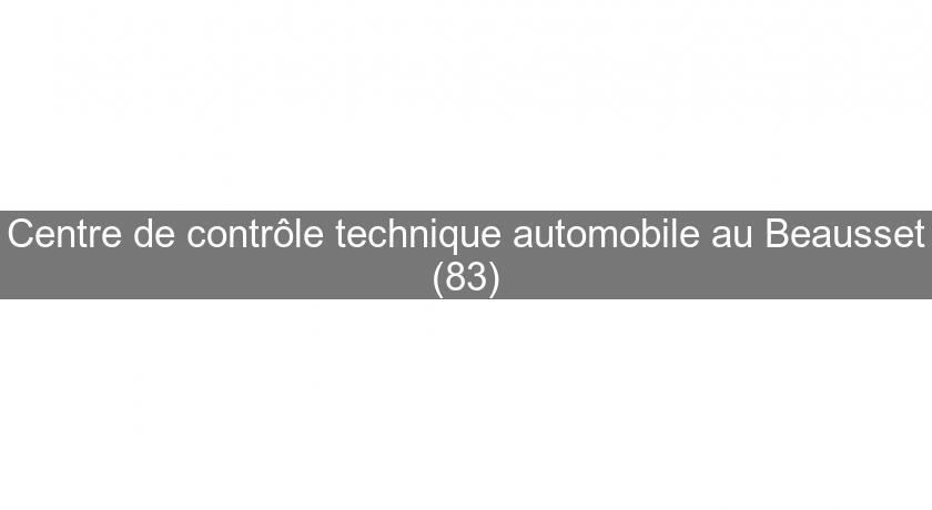 Centre de contrôle technique automobile au Beausset (83)