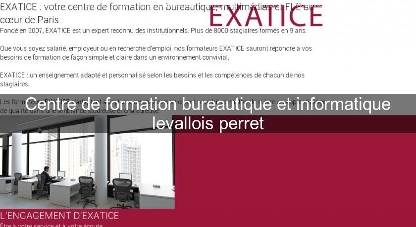 Centre de formation bureautique et informatique levallois perret