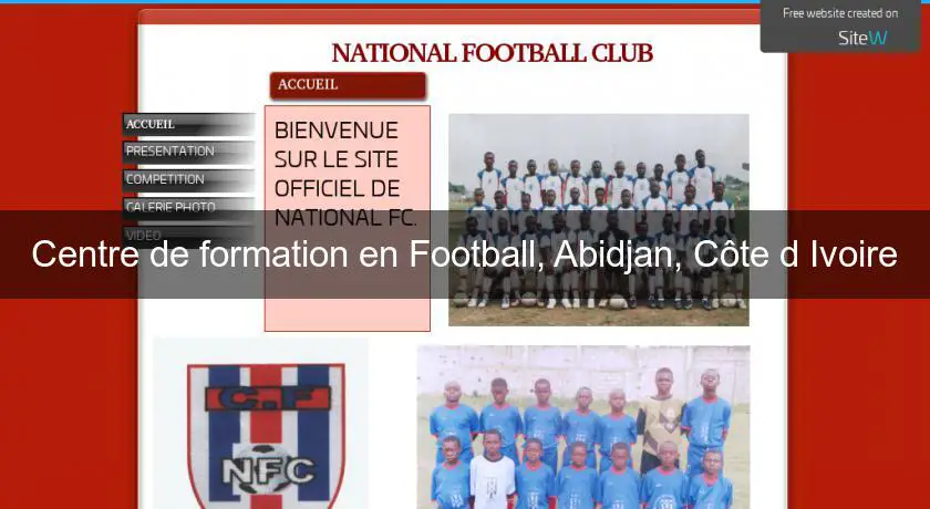 Centre de formation en Football, Abidjan, Côte d'Ivoire