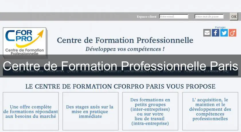 Centre de Formation Professionnelle Paris