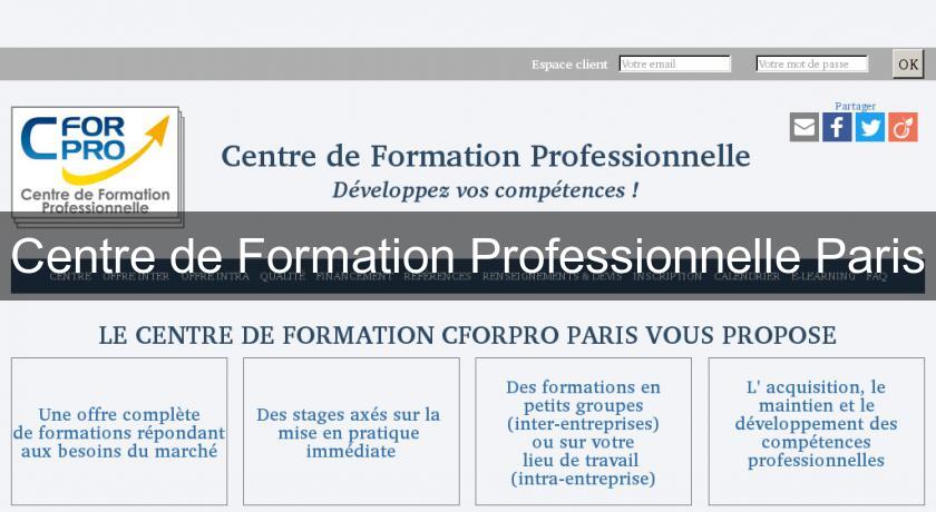 Centre de Formation Professionnelle Paris Centre de Formation Professionnelle Paris