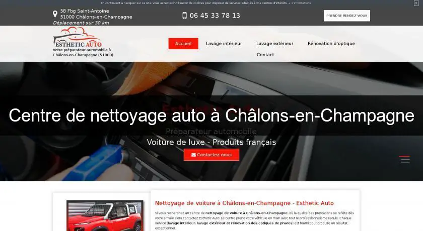 Centre de nettoyage auto à Châlons-en-Champagne