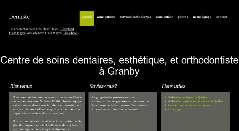 Centre de soins dentaires, esthétique, et orthodontiste à Granby Centre de soins dentaires, esthétique, et orthodontiste à Granby