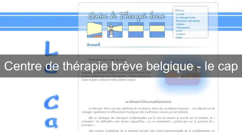 Centre de thérapie brève belgique - le cap