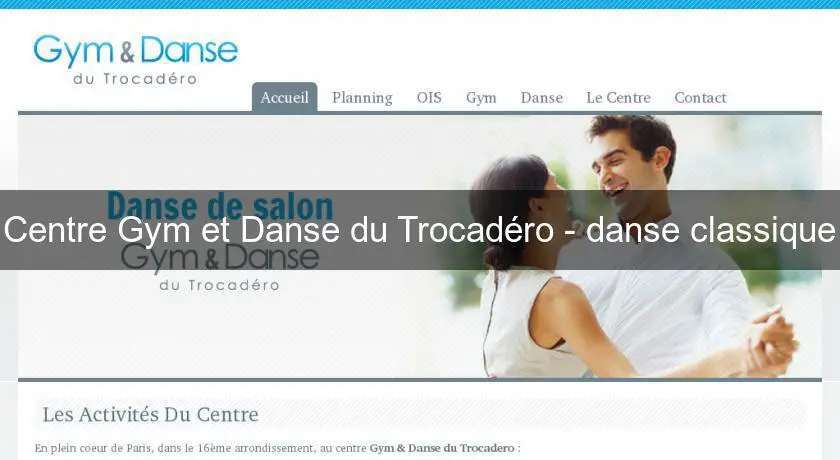 Centre Gym et Danse du Trocadéro - danse classique