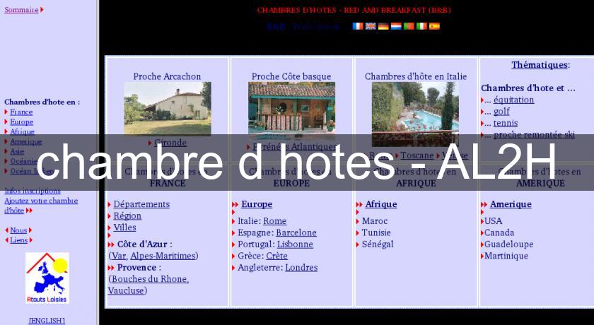 chambre d'hotes - AL2H chambre d'hotes - AL2H