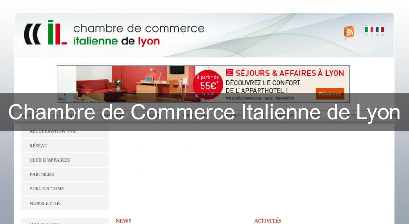Chambre de Commerce Italienne de Lyon Chambre de Commerce Italienne de Lyon