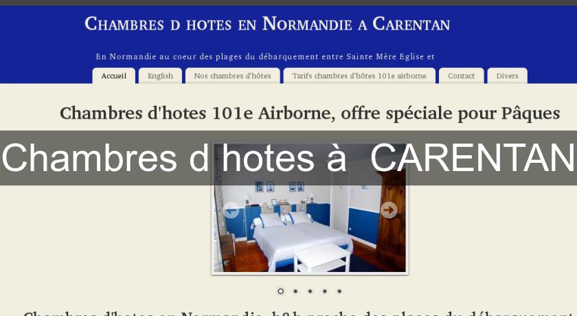 Chambres d'hotes à  CARENTAN