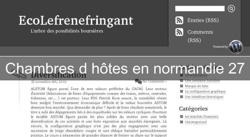 Chambres d'hôtes en normandie 27 Chambres d'hôtes en normandie 27