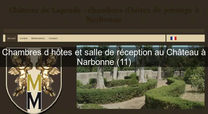 Chambres d'hôtes et salle de réception au Château à Narbonne (11)