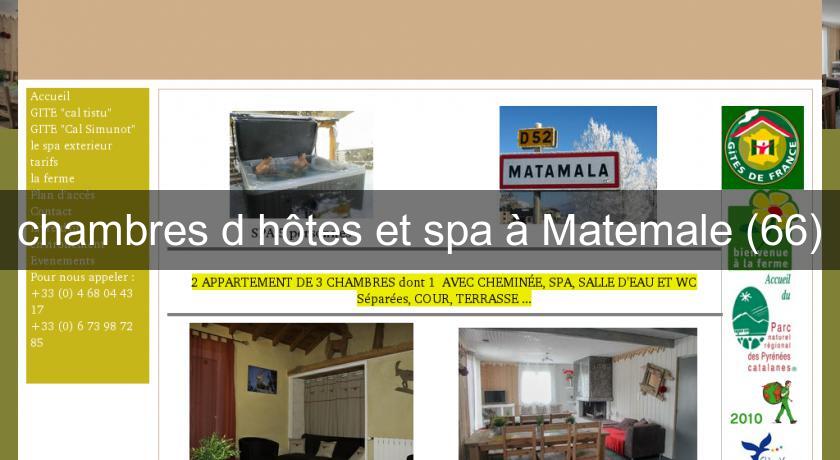 chambres d'hôtes et spa à Matemale (66)