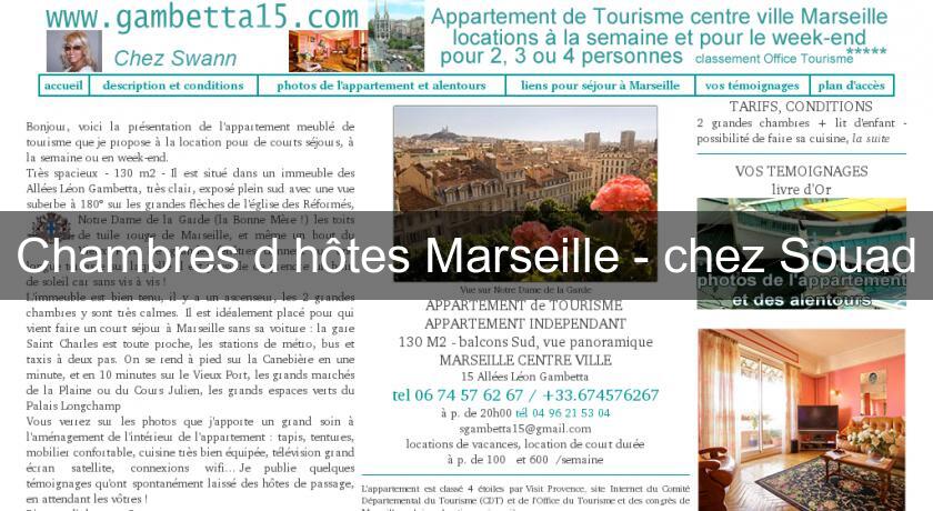 Chambres d'hôtes Marseille - chez Souad
