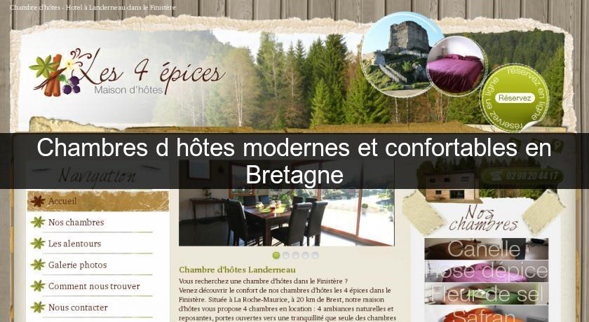 Chambres d'hôtes modernes et confortables en Bretagne