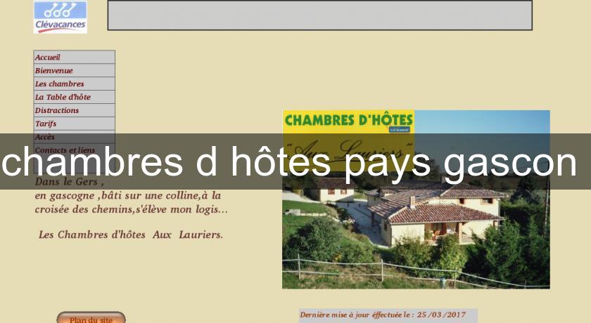 chambres d'hôtes pays gascon 