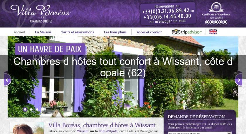 Chambres d'hôtes tout confort à Wissant, côte d'opale (62)