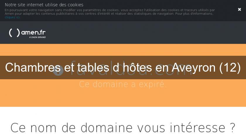 Chambres et tables d'hôtes en Aveyron (12)