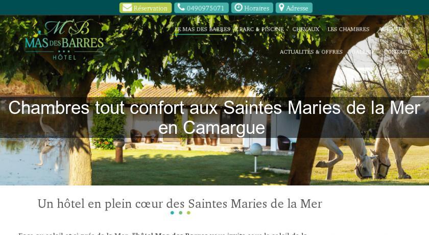 Chambres tout confort aux Saintes Maries de la Mer en Camargue 