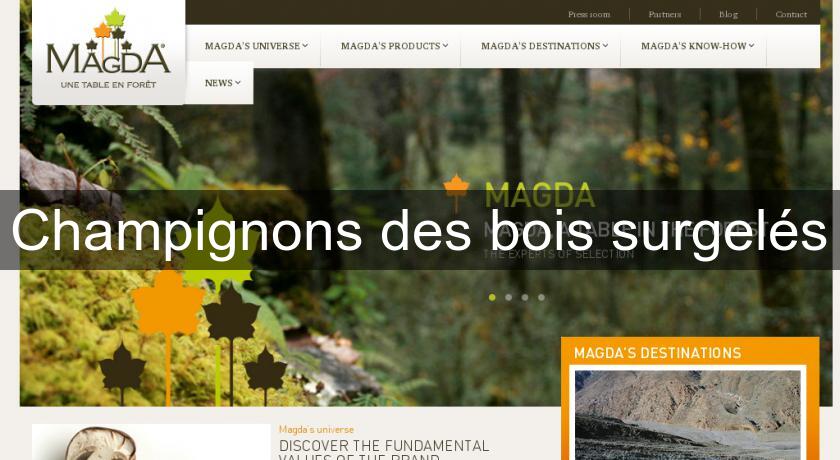 Champignons des bois surgelés Champignons des bois surgelés