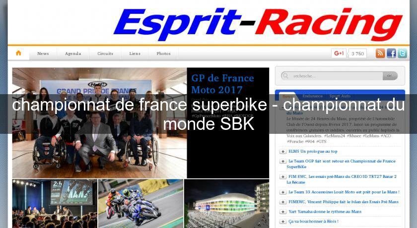 championnat de france superbike - championnat du monde SBK championnat de france superbike - championnat du monde SBK