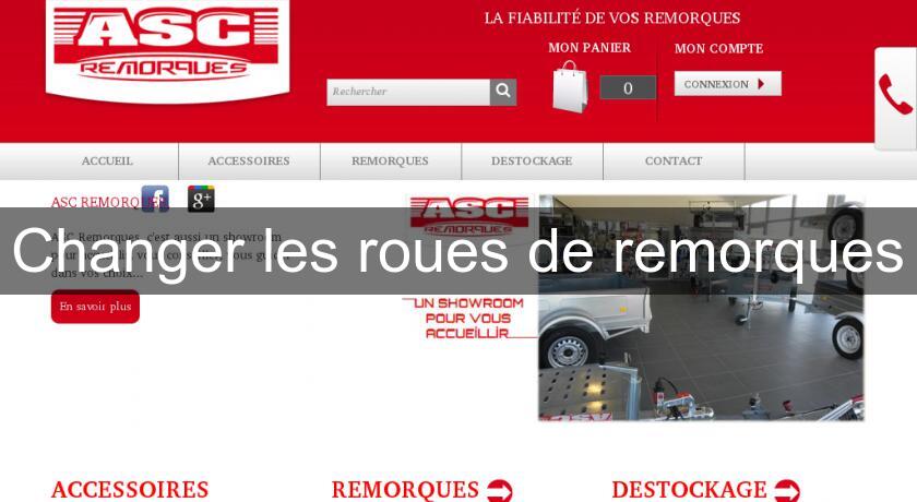 Changer les roues de remorques Changer les roues de remorques
