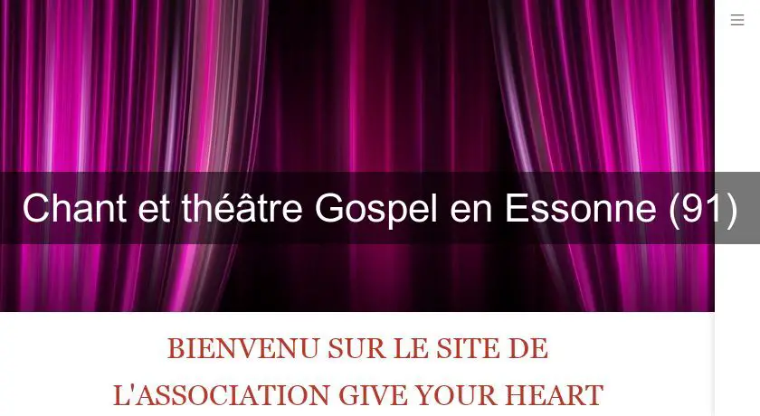 Chant et théâtre Gospel en Essonne (91)