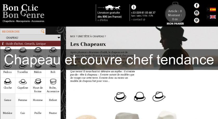 Chapeau et couvre chef tendance Chapeau et couvre chef tendance