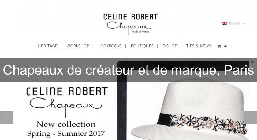 Chapeaux de créateur et de marque, Paris