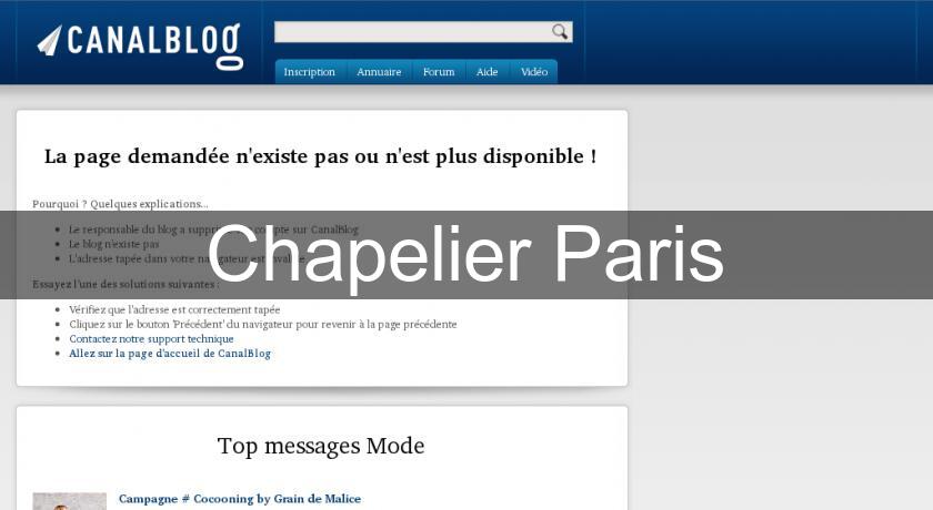 Chapelier Paris Chapelier Paris