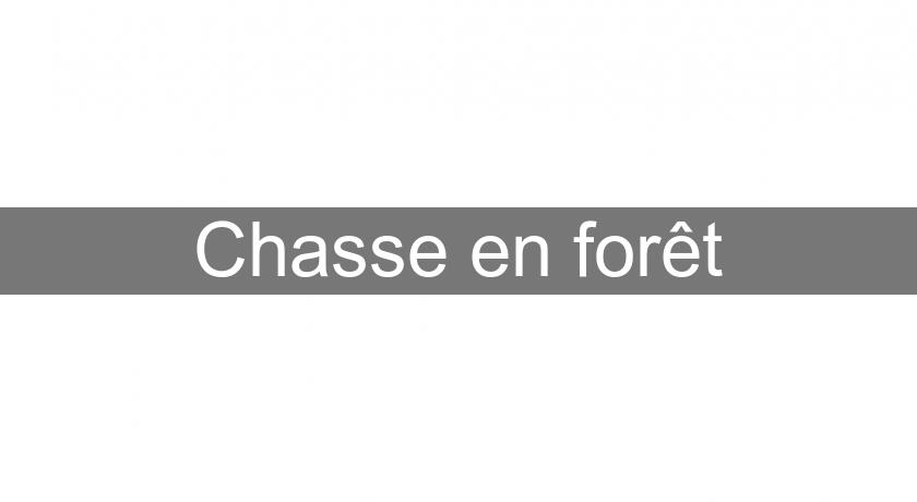 Chasse en forêt