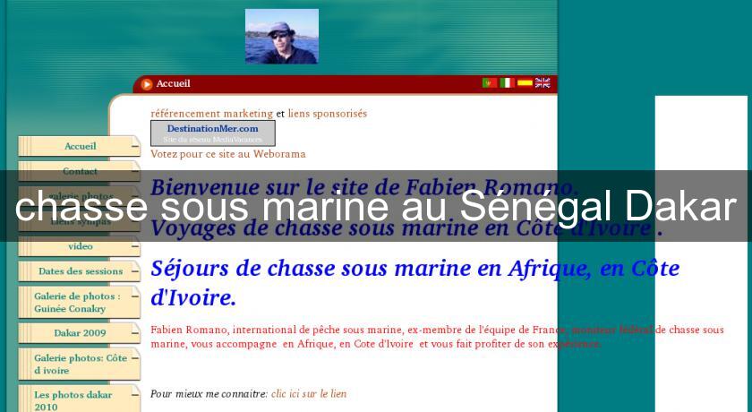 chasse sous marine au Sénégal Dakar chasse sous marine au Sénégal Dakar