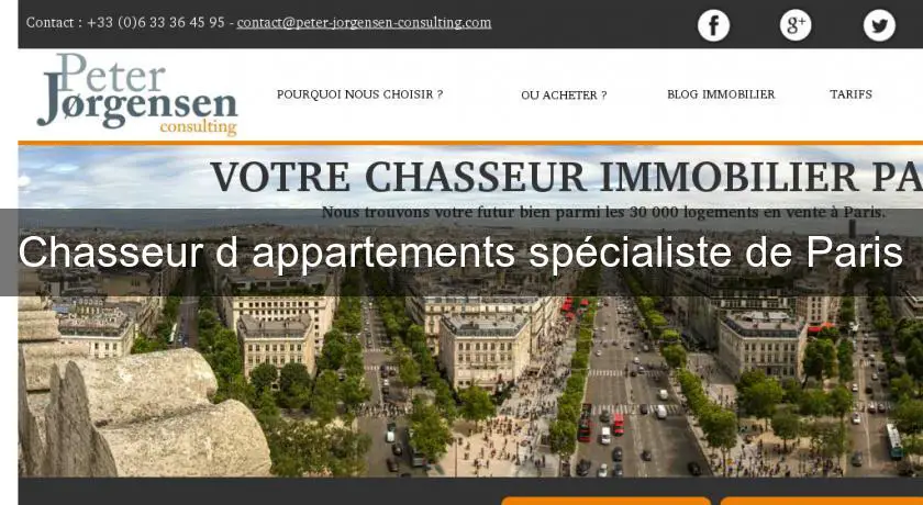 Chasseur d'appartements spécialiste de Paris