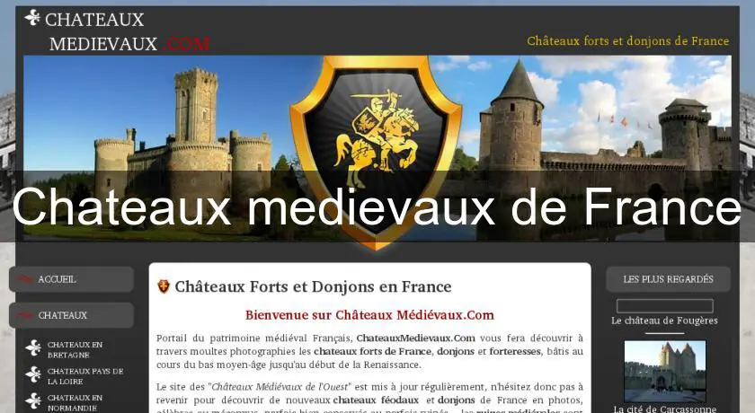 Chateaux medievaux de France