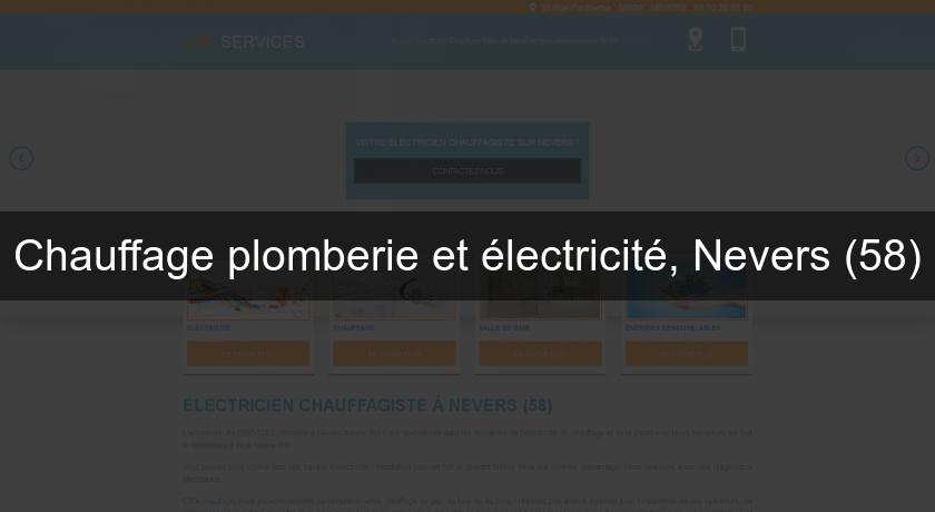 Chauffage plomberie et électricité, Nevers (58)