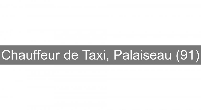 Chauffeur de Taxi, Palaiseau (91) Chauffeur de Taxi, Palaiseau (91)