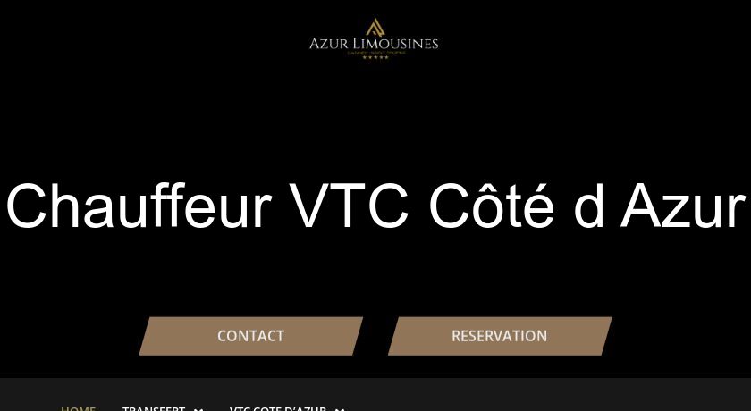 Chauffeur VTC Côté d'Azur Chauffeur VTC Côté d'Azur