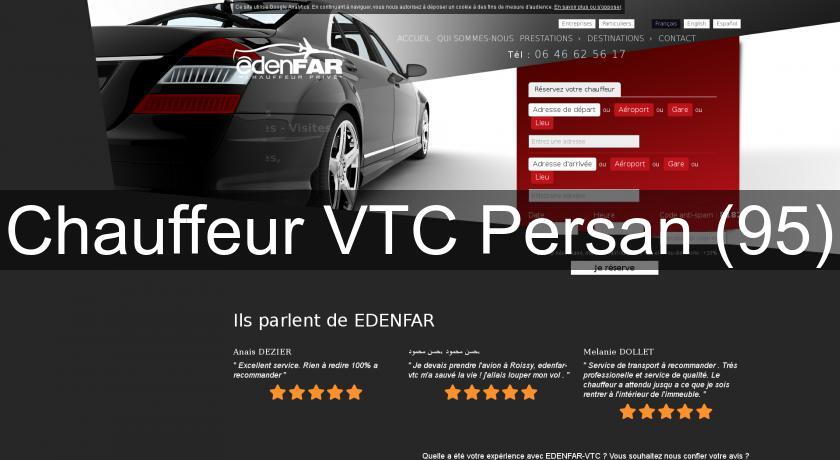 Chauffeur VTC Persan (95) Chauffeur VTC Persan (95)