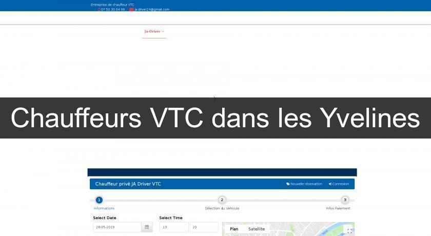 Chauffeurs VTC dans les Yvelines