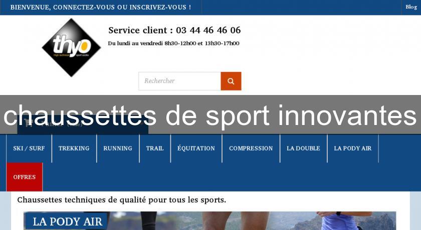 chaussettes de sport innovantes