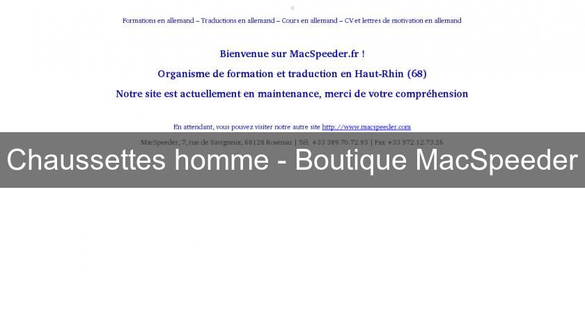 Chaussettes homme - Boutique MacSpeeder Chaussettes homme - Boutique MacSpeeder