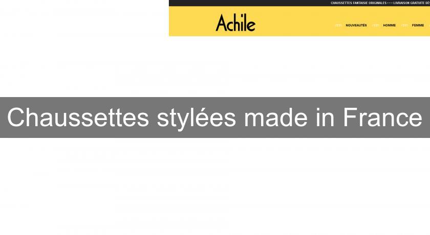 Chaussettes stylées made in France Chaussettes stylées made in France