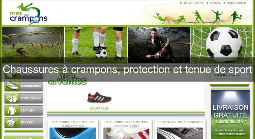 Chaussures à crampons, protection et tenue de sport Chaussures à crampons, protection et tenue de sport