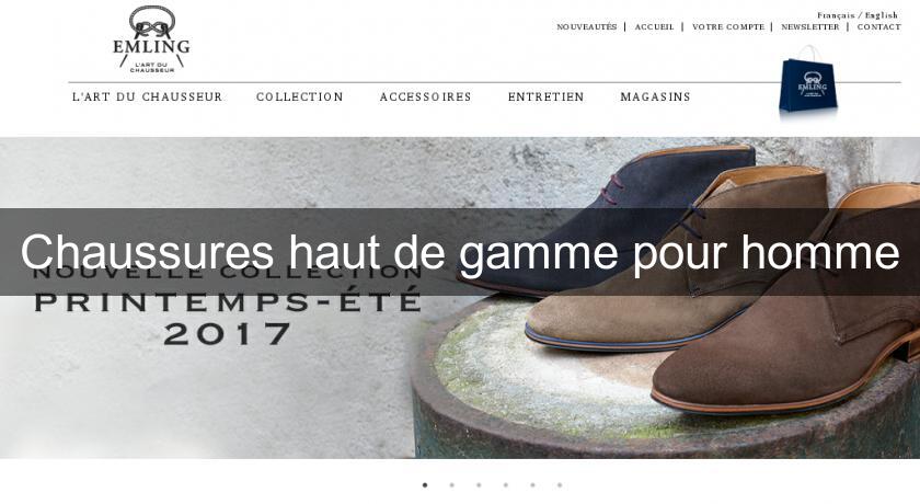 Chaussures haut de gamme pour homme