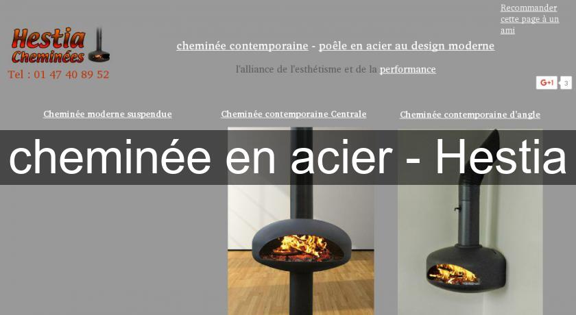 cheminée en acier - Hestia