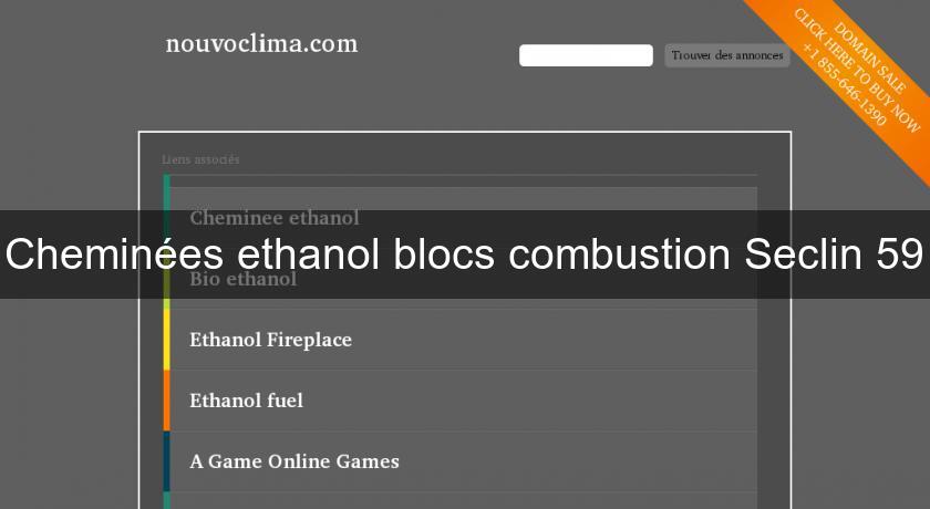 Cheminées ethanol blocs combustion Seclin 59