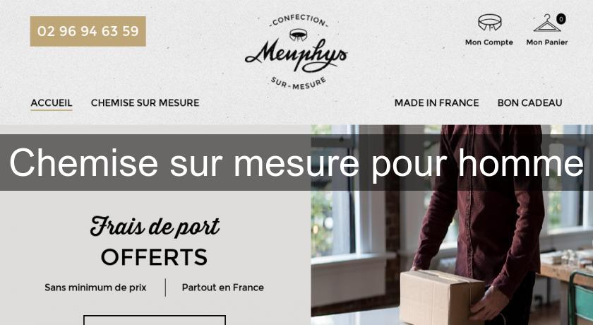 Chemise sur mesure pour homme Chemise sur mesure pour homme