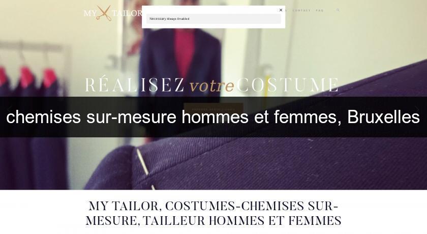 chemises sur-mesure hommes et femmes, Bruxelles